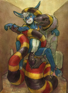 1423100717.sicklyhypnos_confused_cboy_caught_and_coiled_in_the_coral-snakes_clutches